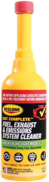 Добавка за бензин RISLONE - Fuel exhaust & emission system cleaner - добавка за почистване на калтализатор и изпускателна система