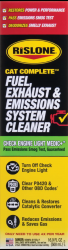 Добавка за бензин RISLONE - Fuel exhaust & emission system cleaner - добавка за почистване на калтализатор и изпускателна система