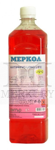 Червен антифриз МЕРКОЛ Long Life G12+