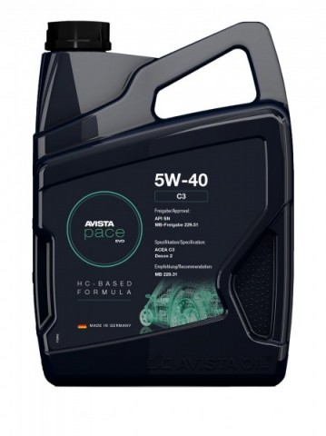Масло, двигателно, синтетично AVISTA PACE EVO C3 5W40 1L