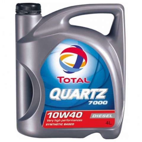 Двигателно масло TOTAL QUARTZ DIESEL 7000 10W40 4л.